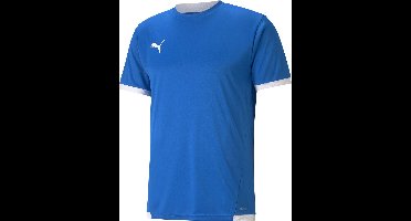 PUMA teamLIGA Jersey Heren sportshirt - Electric Blue Lemonade-Puma White