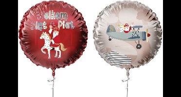 Welkom sint en piet folieballon
