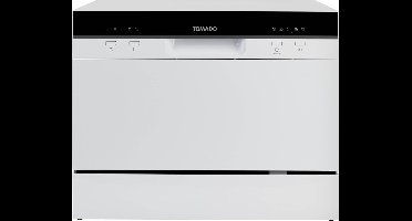 Tomado TDW5501W - Mini vaatwasser - Kleine vaatwasser - Vrijstaand - 6 couverts - 5 programma's - Energieklasse D - Wit