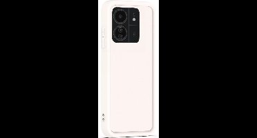 Hoesje geschikt voor Xiaomi Redmi 13C 4G & 5G / Poco C65 / Poco M6 - Versterkte randen - Bescherming Camera & Scherm - Matte Design Sand Beige