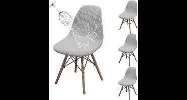 Waterdichte eetkamerstoelhoezen, Nordic keuken, elastische stoelhoezen voor kantoor, mouwloos, verstelbare wasbare stoelhoezen Scandinavische stoelbeschermers