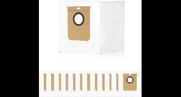 12 stofzuigerzakaccessoires voor Eufy Clean L60 Ses / L60 Hybrid Ses / L50 Ses, stofzuigerzakken met grote capaciteit van 2,5 liter voor Eufy