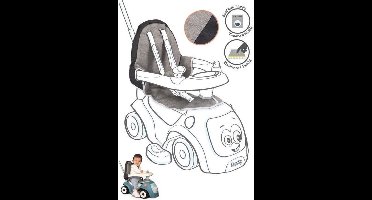 Smoby - Cover zadelhoes Maestra Loopauto