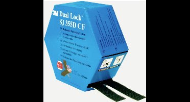 3M Dual Lock SJ355DCF REF Klittenband Om vast te plakken Paddenstoel (l x b) 5000 mm x 25 mm Zwart 1 paar