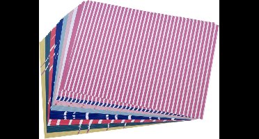 Knutselkarton A4 multicolor karton 56 vellen creatief knutselen.