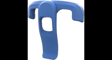 Zebra carrying clip, blue