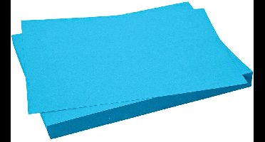 Karton - helder blauw - 50x70 cm - 270 grams - Creotime - 100 vellen