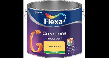 Flexa - Creations Muurverf Extra Mat - 85% Sorbet - Mengverf - 2.5 L