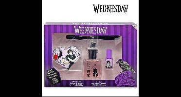 Wednesday set edt 50ml + choker + charms + esmalte