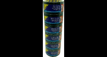 Verlofix Duct Tape - 6 rollen - 50 mm Breed - Rol van 10 Meter - Plakband - Grote Kleefkracht - Zeer Sterk - Waterdichte tape - Groen