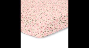 Junior hoeslaken - Roze - Maat Junior - Fairy Garden - Fairy Floral