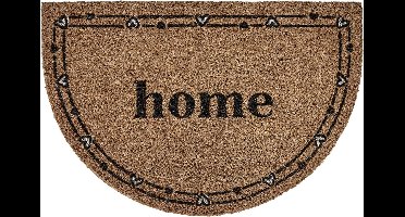 MD Entree - Deurmat - Kokosmat - Finesse - Hearts Border Home - 40 x 60 cm