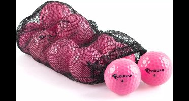 Cougar - Golfballen - Roze - 12 stuks