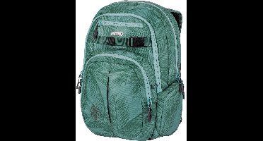 NITRO Vrije tijd rugzak Rugzak met laptopvak Daypacker Collection Chase Backpack 35L Coco Groene