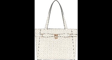 GUESS Schoudertas Arlena Noel Tote Bag White Logo Wit