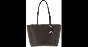 DKNY Leren Shopper Schoudertas Bryant Tote Truffle Lichtbruin