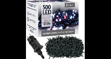 Springos Kerstverlichting | 27,5 m | 500 LED | Multicolor | 8 Lichtfuncties