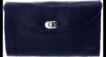 bruno banani Leren Schoudertas Koppeling Isidora Shoulderbag Blue Blauw