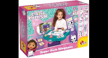 Lisciani - Gabby's Dollhouse Educatieve activiteitentafel - Meer dan 10 leuke en gemakkelijke spellen