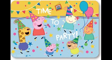 Placemat Peppa Pig Time to Party 43x28 cm