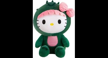Hello Kitty Dinosaurus Knuffel - Pluche Knuffel - 35 cm - Speelgoed Knuffeldier - Knuffelpop - Voor Kinderen - Hello Kitty - Kat Cat Plush - Cadeau Voor Feestdagen