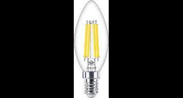 Philips - MASTER Value LEDcandle E14 Filament Helder 3.4W 470lm - 927 | Beste Kleurweergave - Dimbaar – Vervangt 40W