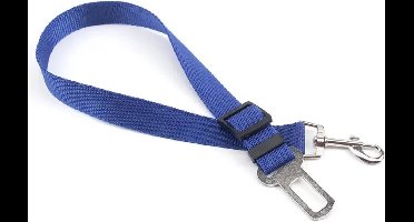 Hondenriem Auto - Riem voor honden - Autogordel riem - Blauw - Verstelbare riem - Verstelbare auto gordel - Dieren - Hond - Auto Honden Riem - Kat - Auto
