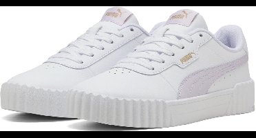 PUMA Carina 3.0 Dames Sneakers - PUMA White-Lilac Frost-PUMA Gold