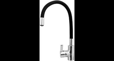 PYRAMIS 090919638 keukenkraan Zwart, Chroom