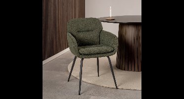 Sohome Eetkamerstoel Deann - Groen