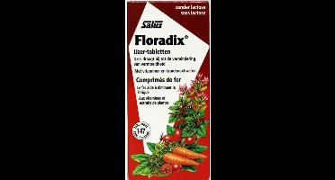 Floradix IJzer - 4 x 147 tabletten - Voordeelverpakking