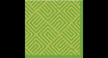 Servetten - 40x40 cm - Groen - Mosaic