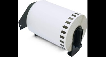 Label Tape Geschikt voor Brother DK-22243 | 102 mm x 30,48 m | Zwart op Wit - 1 stuk - Geschikt voor: QL-500 QL-550 QL-560 QL-570 QL-580N QL-650TD QL-1050N QL-1060N QL-700 QL-710W QL-720NW QL-800 QL-810W QL-820NW TD-2130N QL-600 QL-1100 QL-1110