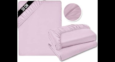 Matrasovertrek 180x200 - Hoeslaken - Matrashoes - Super Zacht - Lavendel