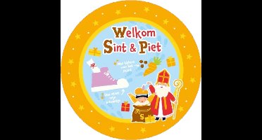 Paper dreams Sinterklaas schoenzetmat - Schoen zet mat van 50x50 cm