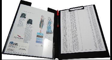 EXXO-HFP #09446 - A4 Super Klembord met omslag - Rood - 1 Stuks