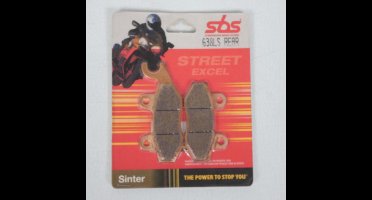 Plaquette de frein AR 638LS REAR SBS pour moto Triumph 900 Speed triple 1994-95