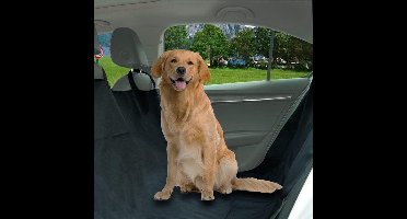 Achterbankhoes voor honden - Zwart - 135 x 145 cm - Hondendeken achterbank