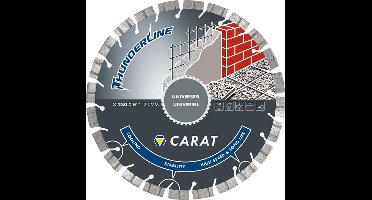 Carat universeel zaagblad brilliant Thunderline 230mm
