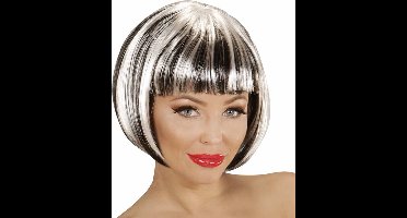 Zwart witte boblijn pruiken