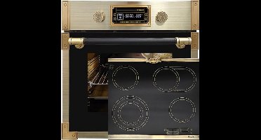 Kaiser Inbouwoven EH 6427 AD 60 cm 73L + KCT 6185 Em inbowelektrische kookplaat 60 cm