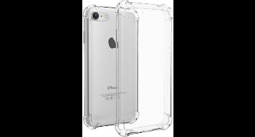 New Age Devi - Anti-shock hoesje geschikt voor iPhone 78 - Transparante TPU silicone case - Schokbestendig en anti-burst