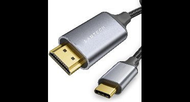 Usb C Naar HDMI kabel 60HZ | USB-C HUB 4K ULTRA | Type-c to HDMI covertor |Thunderbolt 3 | Compatible oa Apple Macbook | Chromebook | Macbook air | Surface | XPS | Dell | Lenovo | Samsung | HP | Space grey | SAMTECH