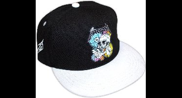 Metallica - The Shortest Straw Multi Eyes Snapback Pet - Zwart/Grijs