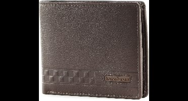 bruno banani Leren Portemonnee Wallet Taupe Bruine