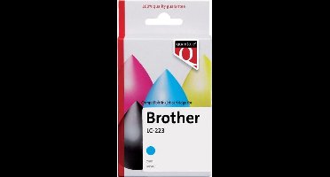 Inktcartridge Quantore Brother LC-223 blauw | Blister a 1 stuk
