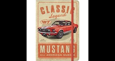 Notitie Boek - Ford Mustang Classic Legend 67