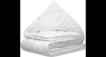 alpina Dekbed 240x200/220 cm - 4 Seizoenen Dekbed 2 Persoons - Machine Wasbaar bij 40 Graden - Sneldrogend en Ademend Materiaal - Zomer- en Winterdekbed - Polyester - Wit