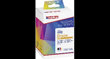 Edding Inktcartridge vervangt Epson T2715, T2711, T2712, T2713, T2714, 27XL Compatibel Combipack Zwart, Cyaan, Magenta,