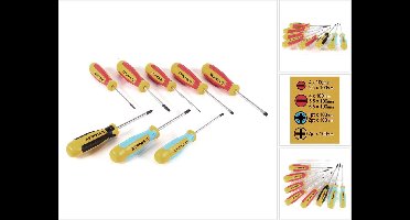 Stanley schroevendraaierset 8-delig in transportkoffer ( STA062200 )